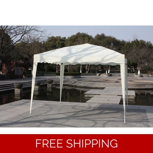 10'x10' instant cream pop up party tent, house, cover, catering tent